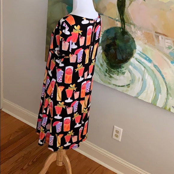 Ronni Nicole Cocktail Drink Print Dress size 8 - Picture 7 of 12